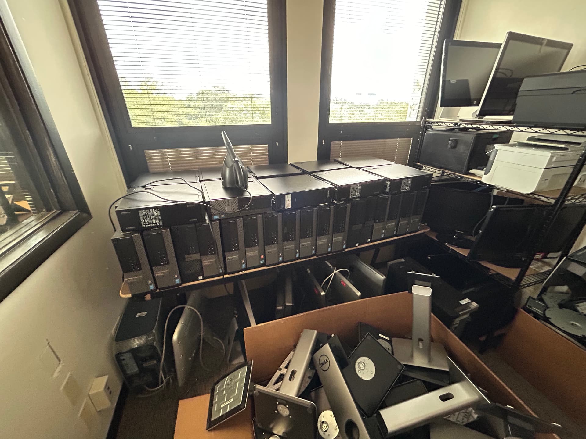 BinaryHeart team working on computer donation and digital literacy programs